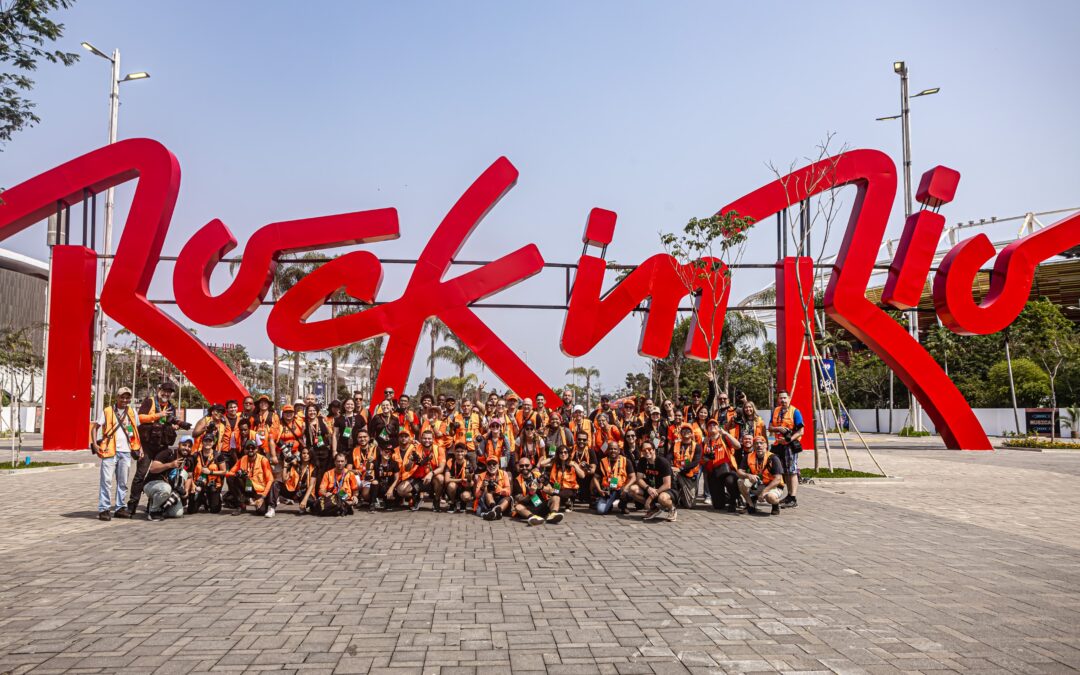 fotografia profissional durante o Rock in Rio